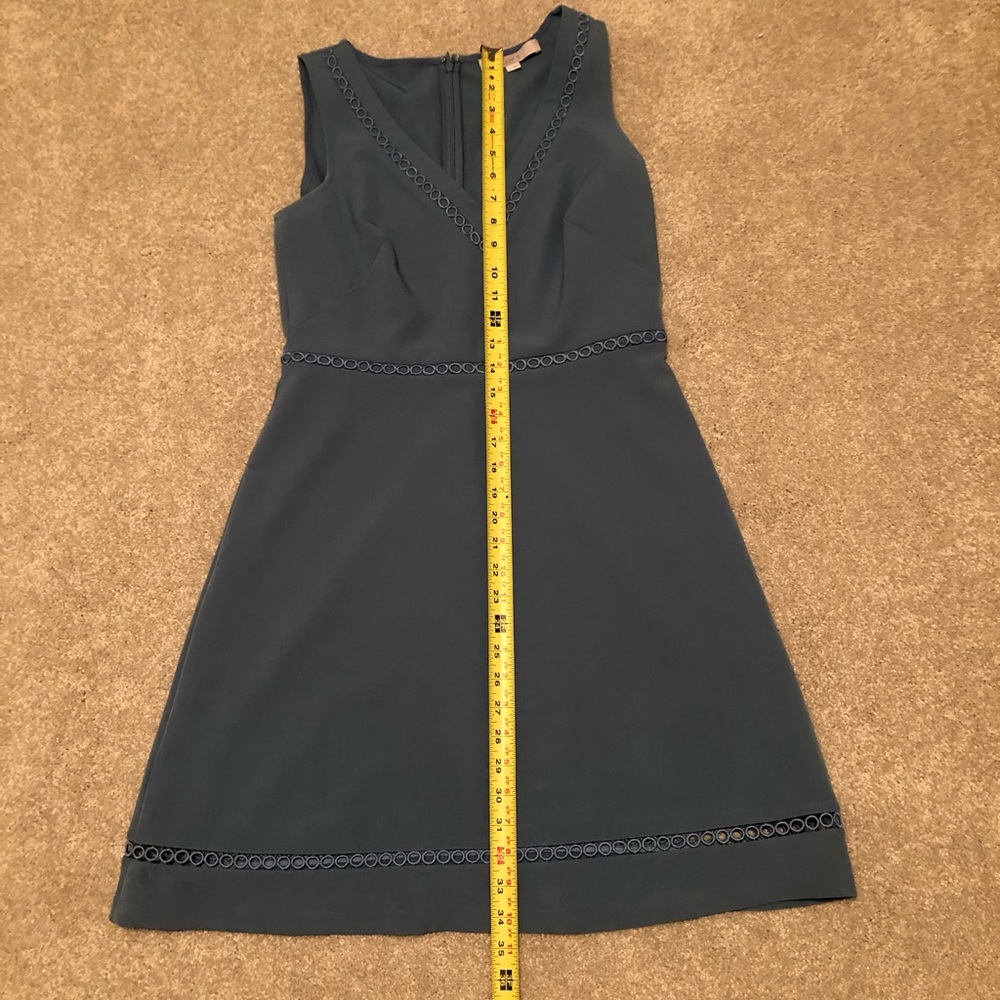 Loft blue v neck dress - Picture 11 of 16